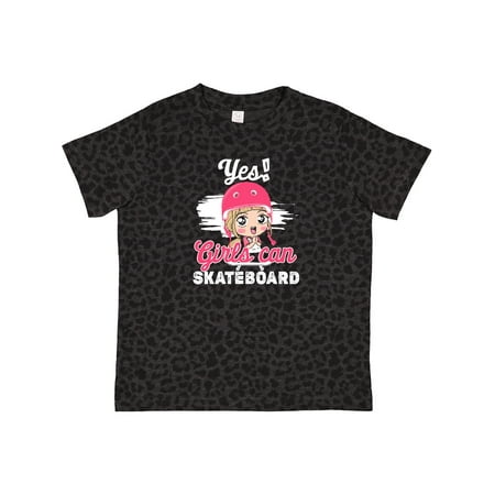 Inktastic Skateboarding Cute Girls Gift Toddler Toddler Girl T-Shirt