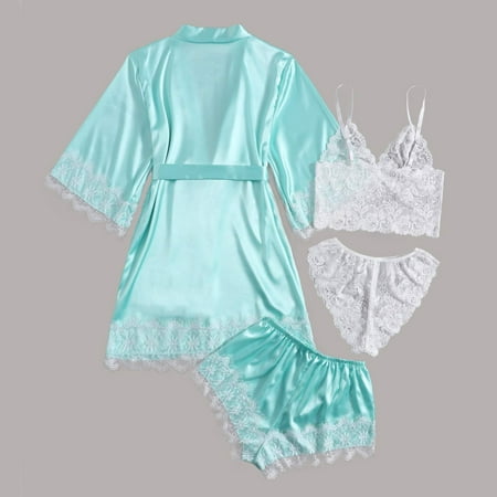 Gubotare Sexy Lingerie Women Sexy Lingerie Set with Garter Bra and Panty Lace Underwire Lingerie Sets Mint Green XL
Gubotare Sexy Lingerie Women Sexy Lingerie Set with Garter Bra and Panty Lace Underwire Lingerie Sets Mint Green XL