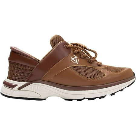 Zeba Men s Hands Free Slip-On Walking Shoes (Brown 10 X-Wide)