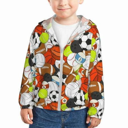 Sun Hoodie for Kids Colorful Balls Long Sleeve Swim Fishing Shirts Sun Protection Zip Up Jacket Clothing Athletic Hoodie
Sun Hoodie for Kids Colorful Balls Long Sleeve Swim Fishing Shirts Sun Protection Zip Up Jacket Clothing Athletic Hoodie