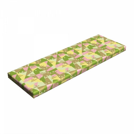 Geometric Bench Pad Triangles with Stripes Angular Shapes Abstract Modern Design Creative Mosaic HR Foam Cushion with Decorative Fabric Cover 45 x 15 x 2 Multicolor by Ambesonne
Geometric Bench Pad Triangles with Stripes Angular Shapes Abstract Modern Design Creative Mosaic HR Foam Cushion with Decorative Fabric Cover 45 x 15 x 2 Multicolor by Ambesonne