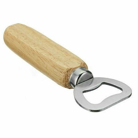 Hi.FANCY Bottle Opener Wooden Handle Cap Remover Stainless Steel Bottle Cap Opener Flat Opening Tool
Hi.FANCY Bottle Opener Wooden Handle Cap Remover Stainless Steel Bottle Cap Opener Flat Opening Tool