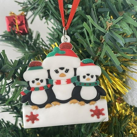Penguin Family Christmas DIY Tree Ornament with Lanyard DIY Creative Design Animal Pendants for Windows Fireplace
Penguin Family Christmas DIY Tree Ornament with Lanyard DIY Creative Design Animal Pendants for Windows Fireplace