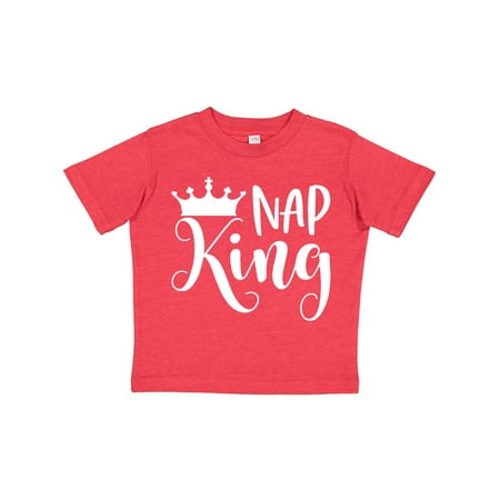 Inktastic Nap King with Crown Gift Toddler Boy Girl T-Shirt
