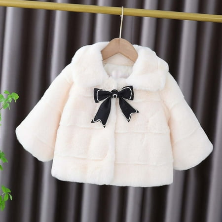 SUWHWEA Autumn Winter Baby Girls Bow Decoration Plush Warm Cotton Coat in season Fall savings on Clearance
SUWHWEA Autumn Winter Baby Girls Bow Decoration Plush Warm Cotton Coat in season Fall savings on Clearance