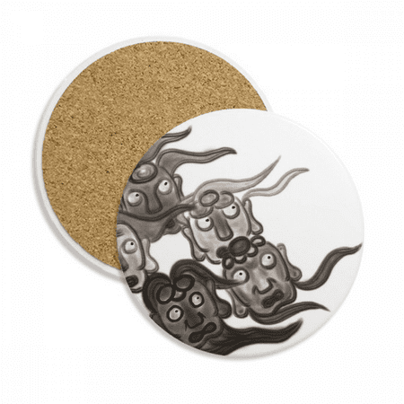 Chinese Ink Style Five Goblins Coaster Cup Mug Tabletop Protection Absorbent Stone
Chinese Ink Style Five Goblins Coaster Cup Mug Tabletop Protection Absorbent Stone