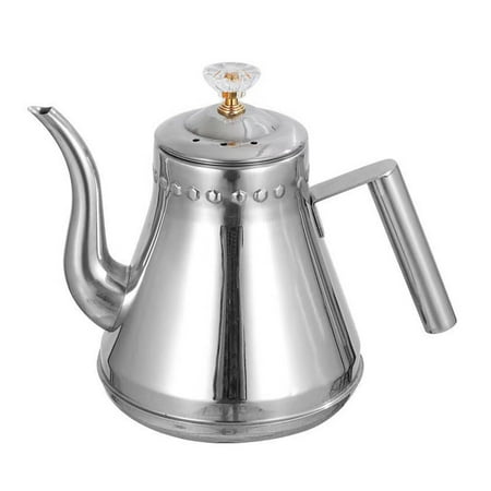 Frcolor Large Capacity Tea Pot Stainless Steel Tea Kettle Water Boiling Pot for Home (Silver)
Frcolor Large Capacity Tea Pot Stainless Steel Tea Kettle Water Boiling Pot for Home (Silver)