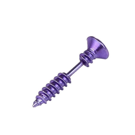 Krqap 1 Pair Unisex Screw Stud Prank Titanium Steel Piercing Personalized Stainless Earrings
Krqap 1 Pair Unisex Screw Stud Prank Titanium Steel Piercing Personalized Stainless Earrings