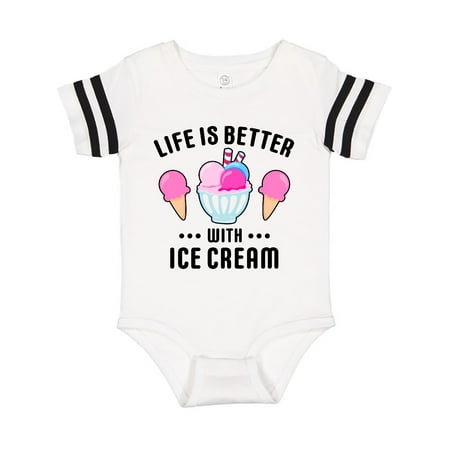 Inktastic Life is Better with Ice Cream with Bowl and Two Cones Gift Baby Boy or Baby Girl Bodysuit
Inktastic Life is Better with Ice Cream with Bowl and Two Cones Gift Baby Boy or Baby Girl Bodysuit