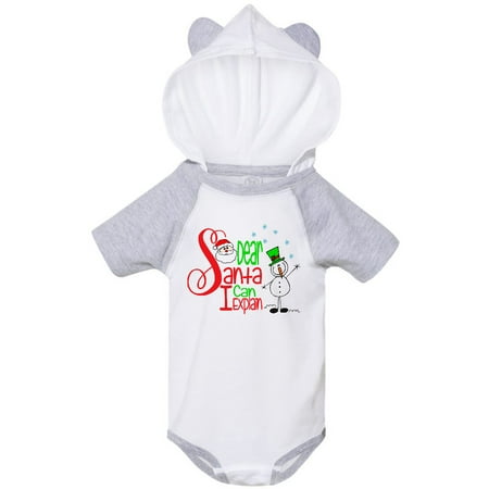 Inktastic Dear Santa I Can Explain Cute Snowman and Snowflakes Gift Baby Boy or Baby Girl Bodysuit
Inktastic Dear Santa I Can Explain Cute Snowman and Snowflakes Gift Baby Boy or Baby Girl Bodysuit