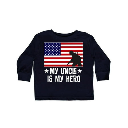 Inktastic Military Uncle is my Hero US Flag Gift Toddler Boy or Toddler Girl Long Sleeve T-Shirt
Inktastic Military Uncle is my Hero US Flag Gift Toddler Boy or Toddler Girl Long Sleeve T-Shirt