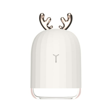 Cute Deer Mini 220ml Air Humidifier Kit USB Aroma Essential Oil Diffuser