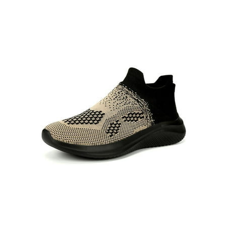 Rockomi Unisex Walking Shoes Knit Upper Sock Sneakers Slip On Running Shoe Women & Men Lightweight Comfortable Sneaker Breathable Sports Khaki 6
Rockomi Unisex Walking Shoes Knit Upper Sock Sneakers Slip On Running Shoe Women & Men Lightweight Comfortable Sneaker Breathable Sports Khaki 6