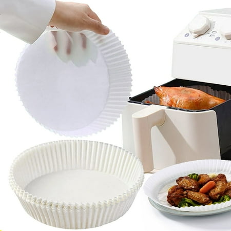 30PCS Air Fryer Disposable Paper Liner Disposable Fryer Paper Pads Non-Stick Air Fryer Lined Oil Resistant Waterproof Food Grade Baking Paper Baking Microwave Baking Paper 6.3 (White)
30PCS Air Fryer Disposable Paper Liner Disposable Fryer Paper Pads Non-Stick Air Fryer Lined Oil Resistant Waterproof Food Grade Baking Paper Baking Microwave Baking Paper 6.3 (White)