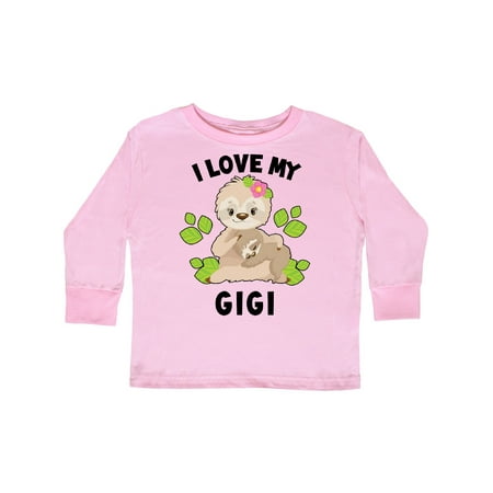 Inktastic Cute Sloth I Love My Gigi and Green Leaves Gift Toddler Boy or Toddler Girl Long Sleeve T-Shirt
Inktastic Cute Sloth I Love My Gigi and Green Leaves Gift Toddler Boy or Toddler Girl Long Sleeve T-Shirt