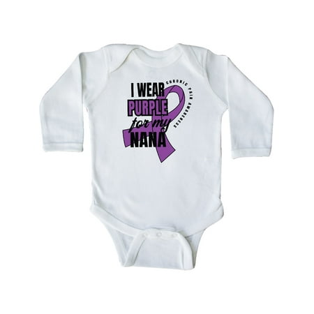 Inktastic Chronic Pain I Wear Purple For My Nana Gift Baby Boy or Baby Girl Long Sleeve Bodysuit
Inktastic Chronic Pain I Wear Purple For My Nana Gift Baby Boy or Baby Girl Long Sleeve Bodysuit