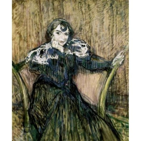 Posterazzi SAL3815395625 Madame Berthe Bady Henri De Toulouse-Lautrec 1864-1901 French Musee Toulouse-Lautrec Albi France Print - 18 x 24 in.