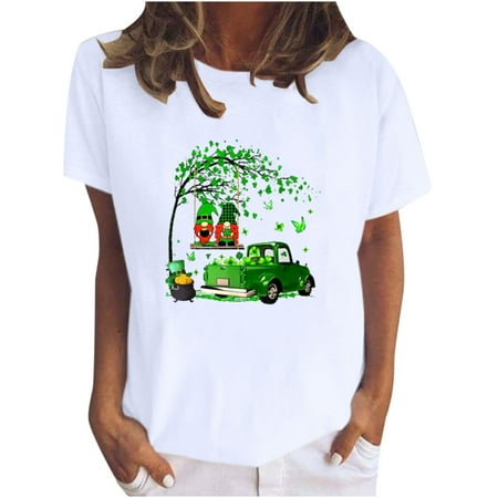 Women Graphic T Shirt Independence Day Printed Short Sleeve Shirt Casual Funny Loose Tops Tees
Women Graphic T Shirt Independence Day Printed Short Sleeve Shirt Casual Funny Loose Tops Tees