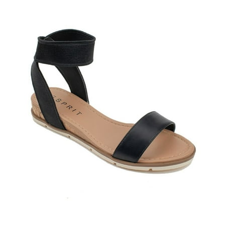 ESPRIT Womens Black Cork-Like Heel Ankle Strap Stretch Dayana Round Toe Wedge Slip On Sandals 6.5 M
ESPRIT Womens Black Cork-Like Heel Ankle Strap Stretch Dayana Round Toe Wedge Slip On Sandals 6.5 M