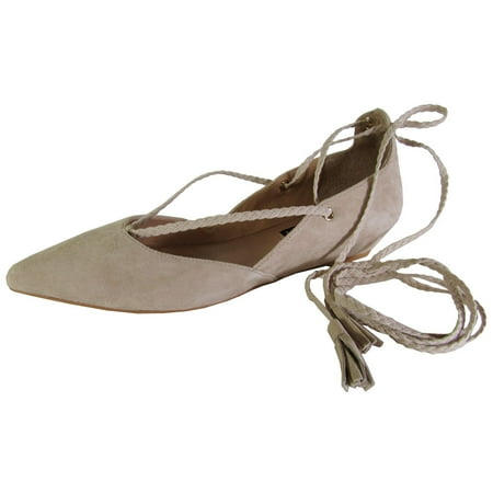 Steven Womens Gennna Lace Up Flats Shoes Dusty Pink US 7.5