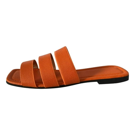 Kukoosong Womens Sandals ShoesBeach Sandals Summer Non-Slip Causal Slippers Flat Sandals for Women Orange 37
Kukoosong Womens Sandals ShoesBeach Sandals Summer Non-Slip Causal Slippers Flat Sandals for Women Orange 37