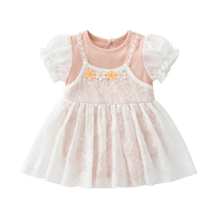 Toddler Baby Girls Climbing Clothes Print Spring Summer Short Sleeve Tulle Romper Bodysuit Dress Clothes For 3-6 Months
Toddler Baby Girls Climbing Clothes Print Spring Summer Short Sleeve Tulle Romper Bodysuit Dress Clothes For 3-6 Months