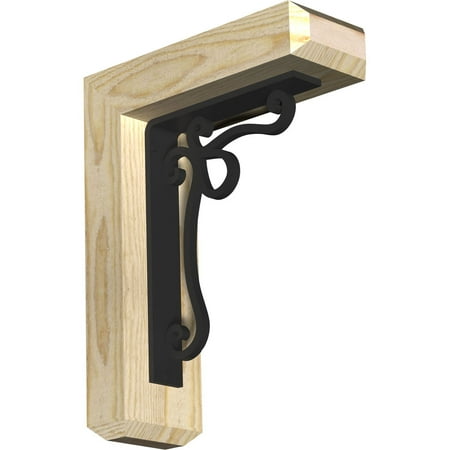 4 W x 11 1/2 D x 14 H Orleans Craftsman Ironcrest Rough Sawn Bracket Douglas Fir (1 1/2 W x 7 1/2 D x 10 H Iron Bracket)
4 W x 11 1/2 D x 14 H Orleans Craftsman Ironcrest Rough Sawn Bracket Douglas Fir (1 1/2 W x 7 1/2 D x 10 H Iron Bracket)