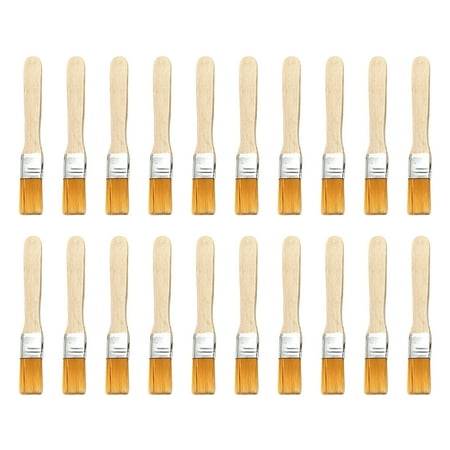 20pcs Small Cleaning Brush Dedusting Brush Wooden Handle Maintenance Brush for Paint Keyboard