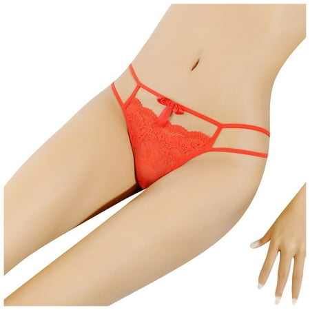 EHTMSAK T-Back G-String Thongs for Women Stretch Sexy Panties Lace Underwear Tangas Red L
EHTMSAK T-Back G-String Thongs for Women Stretch Sexy Panties Lace Underwear Tangas Red L