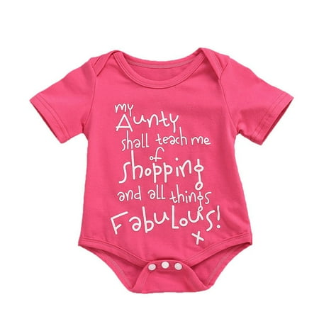 Fesfesfes Newborn Infant Onesie Baby Boys Girls Letter Print Short Sleeve Romper Clothes Bodysuit On Sale
Fesfesfes Newborn Infant Onesie Baby Boys Girls Letter Print Short Sleeve Romper Clothes Bodysuit On Sale