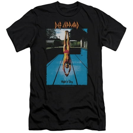Def Leppard - High N Dry - Slim Fit Short Sleeve Shirt - XX-Large