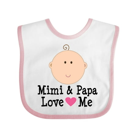 Inktastic Mimi and Papa Love Me Baby Girl Gift Baby Girl Bib
Inktastic Mimi and Papa Love Me Baby Girl Gift Baby Girl Bib