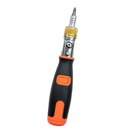 FAIOIN 180° Ratchet Screwdriver for w/ Ergonomic Handle 1/4 Inch Hex Left/Right Magnetic Screwdriver Tools 10 in 1 Screwdriver
FAIOIN 180° Ratchet Screwdriver for w/ Ergonomic Handle 1/4 Inch Hex Left/Right Magnetic Screwdriver Tools 10 in 1 Screwdriver