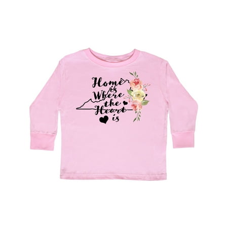 Inktastic Virginia Home is Where The Heart is with Watercolor Floral Gift Toddler Toddler Girl Long Sleeve T-Shirt
Inktastic Virginia Home is Where The Heart is with Watercolor Floral Gift Toddler Toddler Girl Long Sleeve T-Shirt