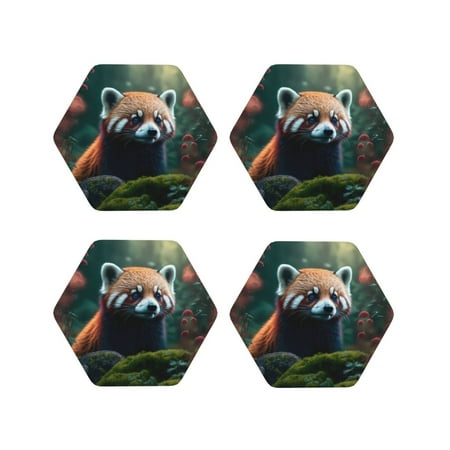 Leather Coasters with Heat-resistant for Drinks Forest Plant Raccoon -标题2 Hexagon
Leather Coasters with Heat-resistant for Drinks Forest Plant Raccoon -标题2 Hexagon
