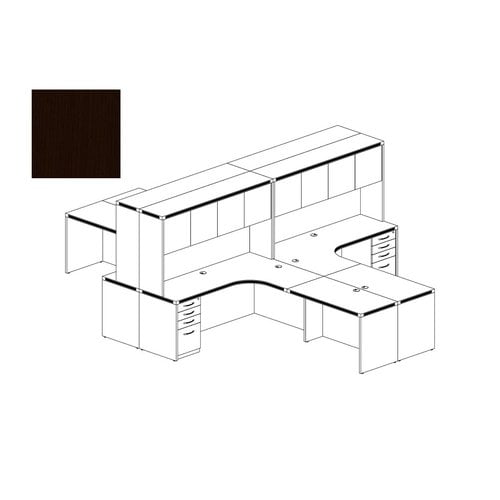 Mayline Group Aberdeen Series L-Shape Workstation