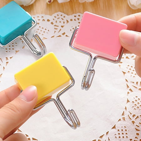 DTOWER 3pcs/set Hook Colored Refrigerator Hanger Removable Home Storage Holder Kitchen Organizer Supplies
DTOWER 3pcs/set Hook Colored Refrigerator Hanger Removable Home Storage Holder Kitchen Organizer Supplies