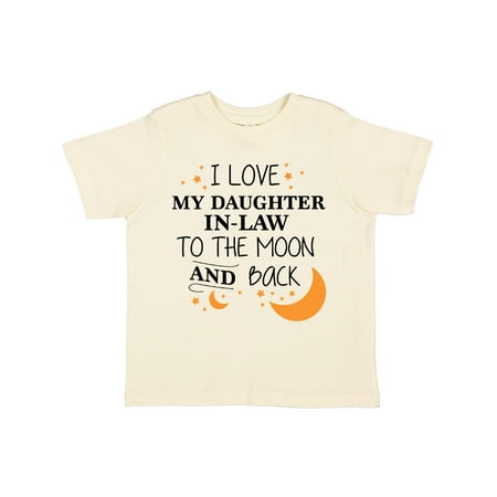 Inktastic I Love My Daughter In Law To The Moon and Back Gift Toddler Boy or Toddler Girl T-Shirt
Inktastic I Love My Daughter In Law To The Moon and Back Gift Toddler Boy or Toddler Girl T-Shirt