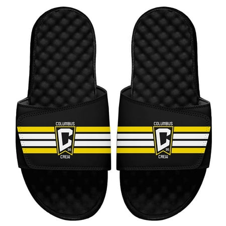 Men s ISlide Black Columbus Crew Stripe Slide Sandals