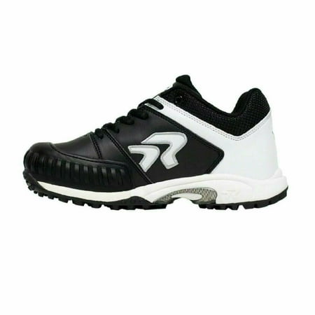 Softball Shoes Ringor Flite Softball Turf Shoes w/ Pitching Toe Women s - Black