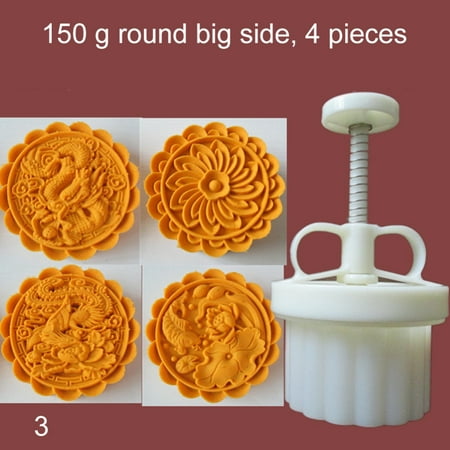 HXAZGSJA 150g Cookie Stamps Moon Cake Mold Thickness Adjustable Christmas Cookie Press DIY Hand Press Cutter(3#)
HXAZGSJA 150g Cookie Stamps Moon Cake Mold Thickness Adjustable Christmas Cookie Press DIY Hand Press Cutter(3#)