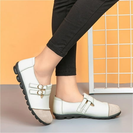 NEGJ Ladies Casual Shoes Wedge Heel Buckle Hook Loop Comfort Solid Color Single Shoes Loafers Casual Shoes
NEGJ Ladies Casual Shoes Wedge Heel Buckle Hook Loop Comfort Solid Color Single Shoes Loafers Casual Shoes