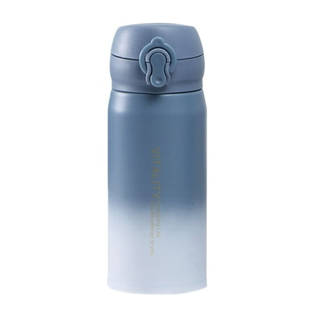 Biplut 350/450ML Gradient Water Cup Stainless Steel Small Mouth Flip Top Lid Anti-scalding Heat Resistant Vacuum Bottle for Home(Blue 350ml)
Biplut 350/450ML Gradient Water Cup Stainless Steel Small Mouth Flip Top Lid Anti-scalding Heat Resistant Vacuum Bottle for Home(Blue 350ml)