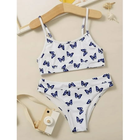 Gubotare Toddler Infant Girl Butterflies Print Suspender Swimwear Summer 2PCS Swimsuit Swim Suit White 11-12 Years
Gubotare Toddler Infant Girl Butterflies Print Suspender Swimwear Summer 2PCS Swimsuit Swim Suit White 11-12 Years