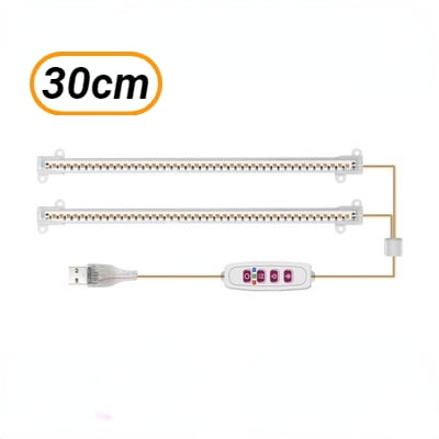 LED Grow Light 30cm Plant lamp sunlight Single/Double/Three Headed Indoor Plants phyto lamp Flowers light bar Full spectrum( Red Blue Light)
LED Grow Light 30cm Plant lamp sunlight Single/Double/Three Headed Indoor Plants phyto lamp Flowers light bar Full spectrum( Red Blue Light)