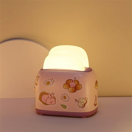 Cute Bread Machine Night Light Desk Lamp Reading Light Night Lighting Office Bedroom Living Room USB Charging
Cute Bread Machine Night Light Desk Lamp Reading Light Night Lighting Office Bedroom Living Room USB Charging