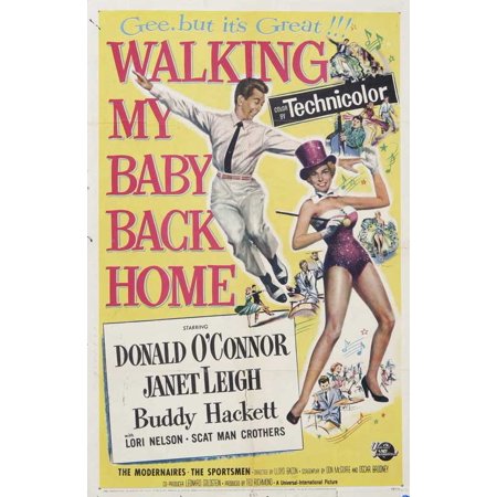 Walking My Baby Back Home - movie POSTER (Style C) (27" x 40") (1953)