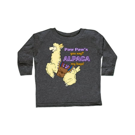 Inktastic Cute Jumping Alpaca Paw Paw s You Say ALPACA my Bags Gift Toddler Boy or Toddler Girl Long Sleeve T-Shirt
Inktastic Cute Jumping Alpaca Paw Paw s You Say ALPACA my Bags Gift Toddler Boy or Toddler Girl Long Sleeve T-Shirt