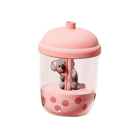 450ml Mini Air Humidifier Low Noise Koala Bubble Tea Shaped USB Electric Humidifiers Desktop Humidifiers Mist Spray for Home Travel Pink
450ml Mini Air Humidifier Low Noise Koala Bubble Tea Shaped USB Electric Humidifiers Desktop Humidifiers Mist Spray for Home Travel Pink