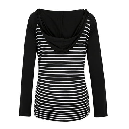 asdoklhq Maternity Clothes for Women Women Maternity Striped Print Long Sleeve V-neck Hoodie Sweatshirts Top
asdoklhq Maternity Clothes for Women Women Maternity Striped Print Long Sleeve V-neck Hoodie Sweatshirts Top